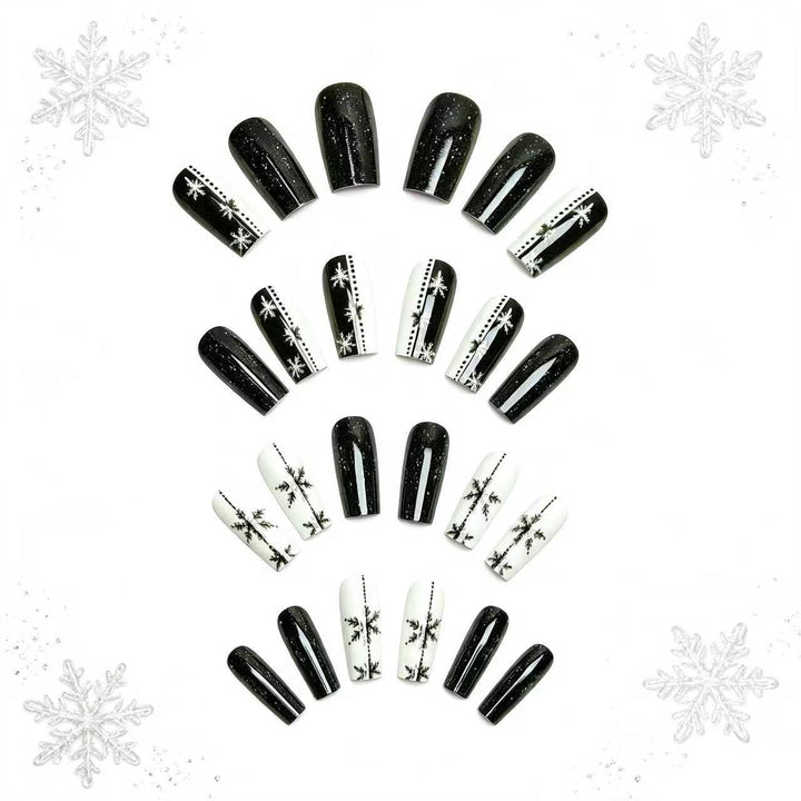 Elegant Winter Snowflake Nail Art Stornfield