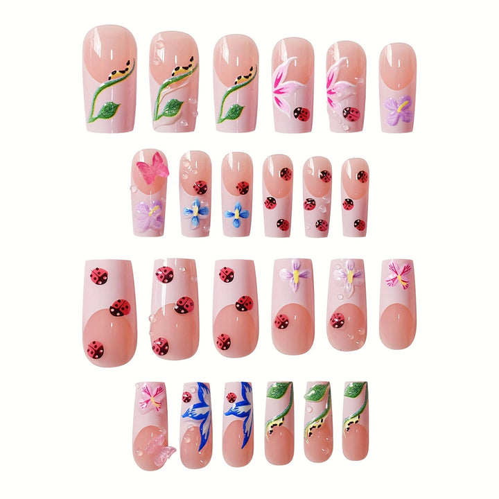 Floral Art Press-On Nails Stornfield