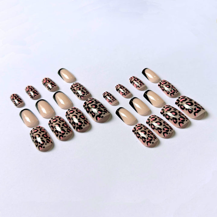 Statement Leopard Print Nail Art Set