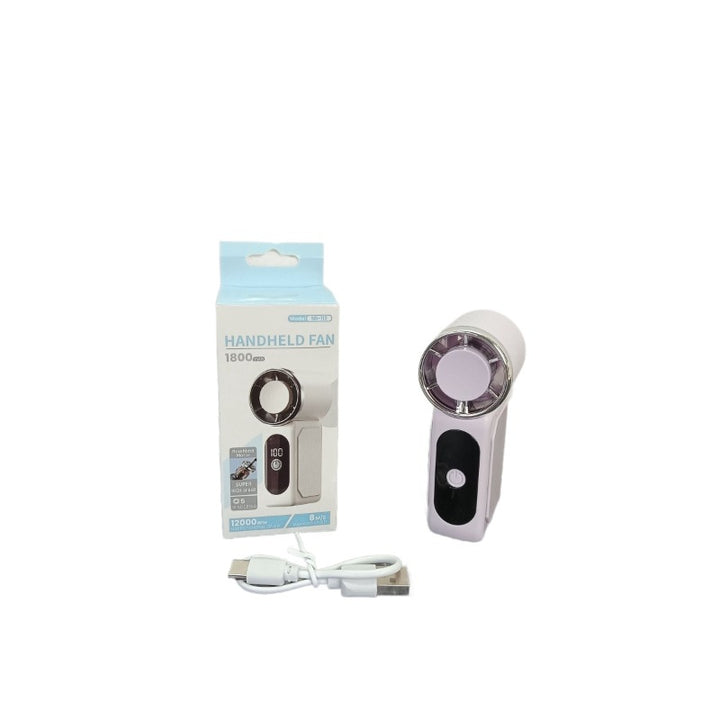Unisex Portable Hand Fan with Digital Speed Display Stornfield