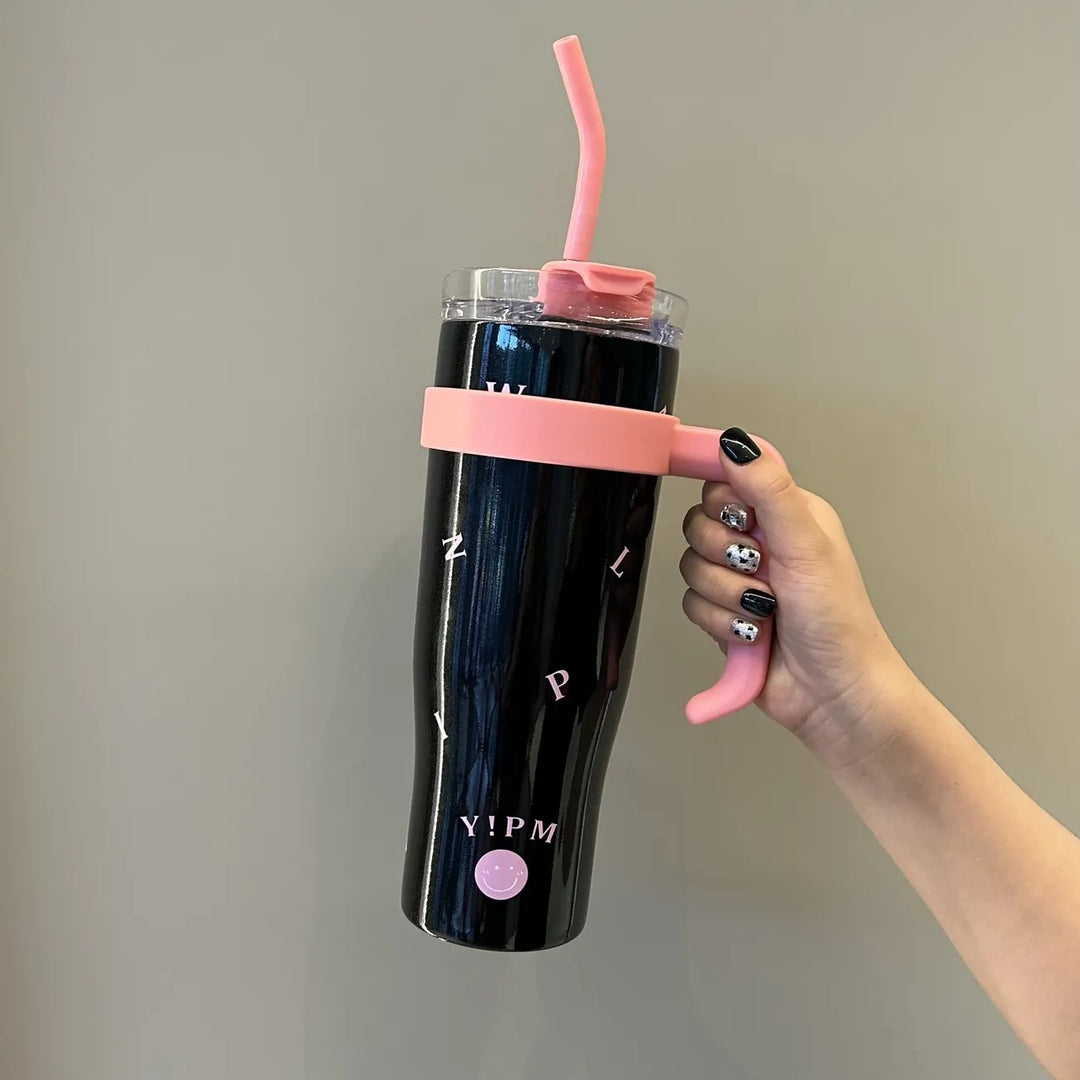 Women Practical Insulated Drinking Bottle with Integrated Carry Handle Stornfield