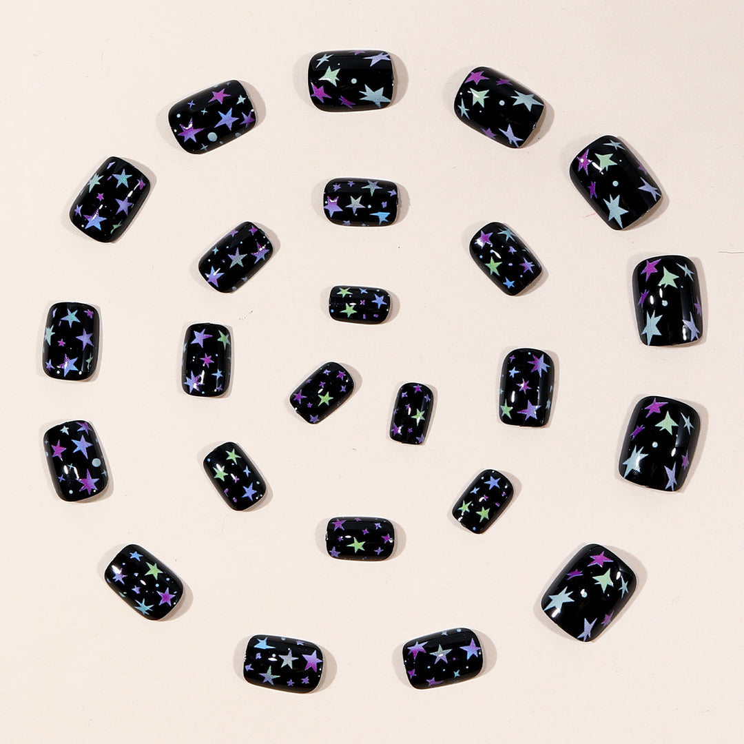 Starry Night Themed Nail Art Extensions Stornfield