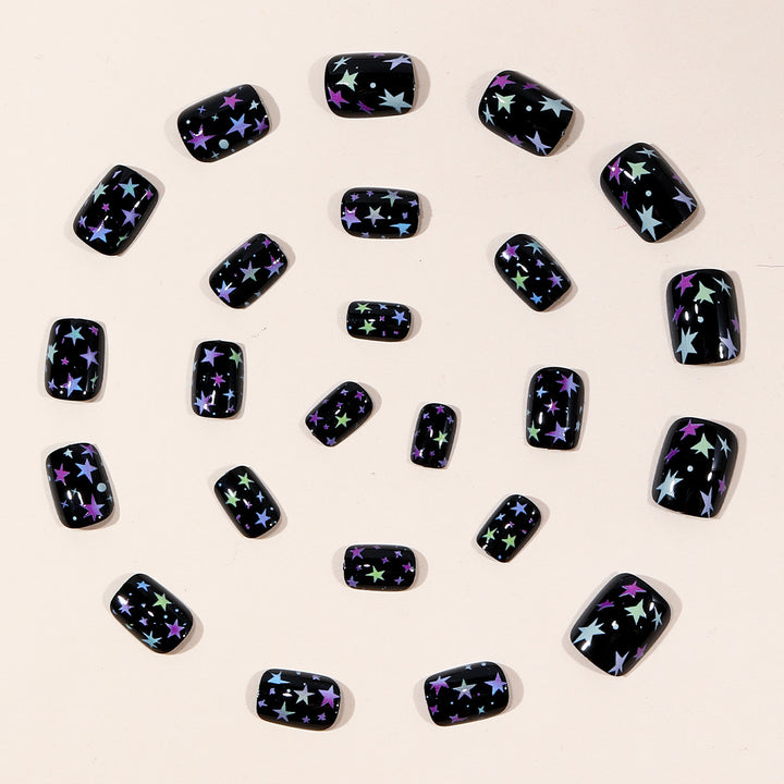 Starry Night Themed Nail Art Extensions Stornfield