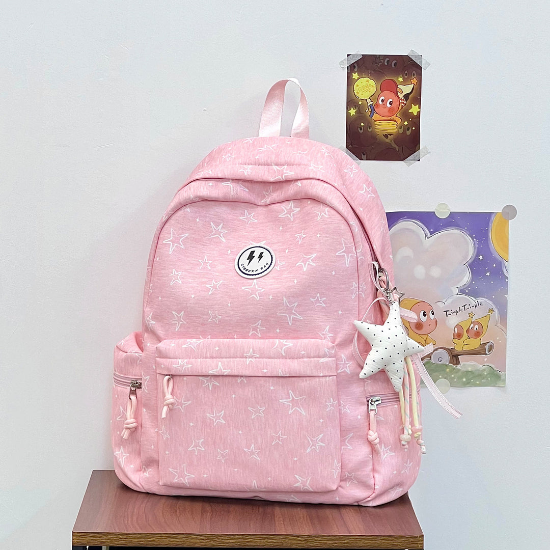 Fun Star-Accent Casual Backpack Stornfield