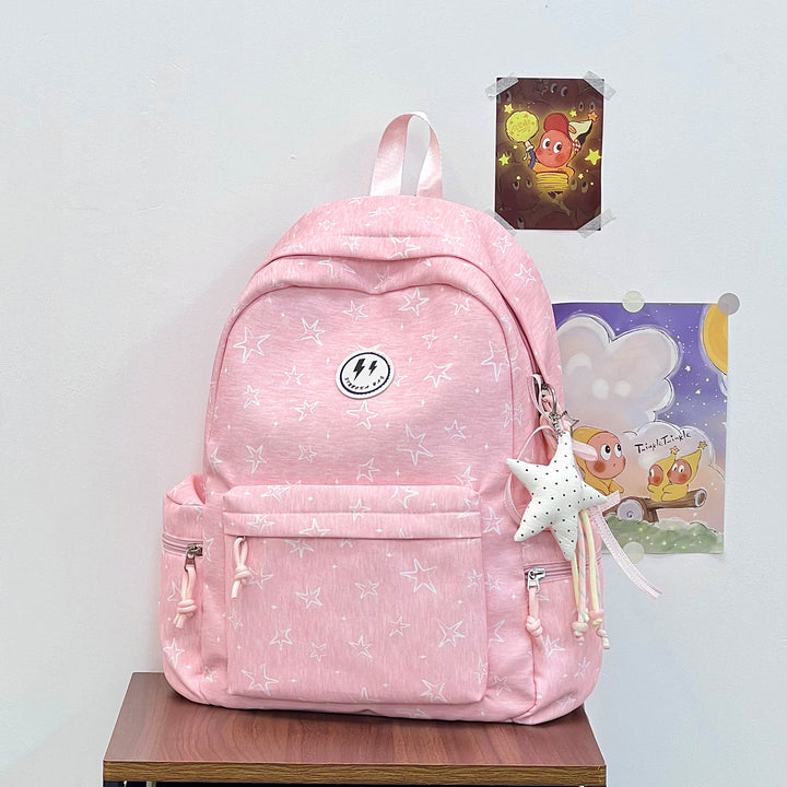 Fun Star-Accent Casual Backpack Stornfield