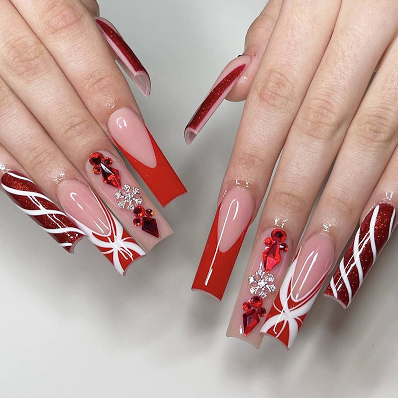 Glamorous Festive Press-On Nail Set Stornfield