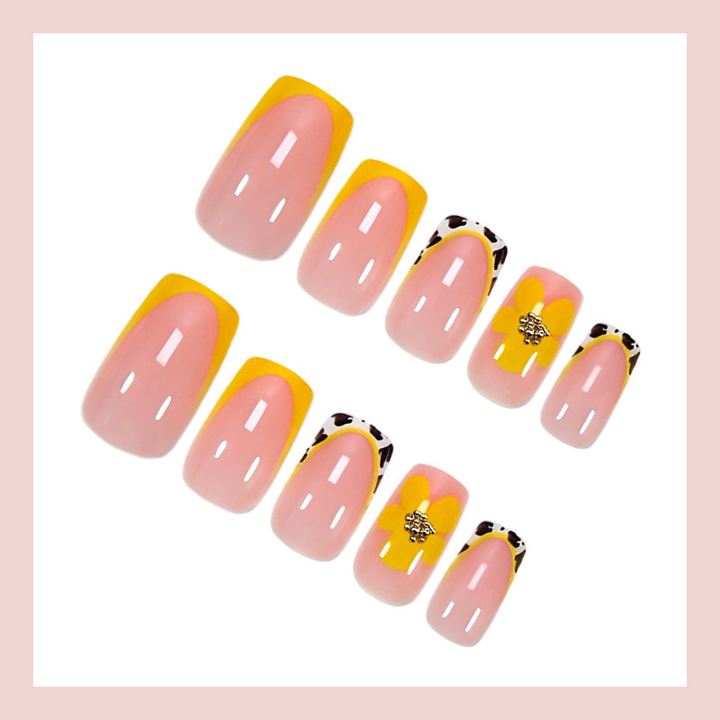 Nail art set with cheerful floral and animal designs Stornfield