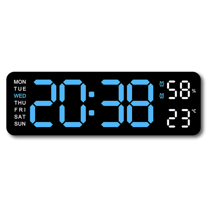 Digital alarm clock with room temperature and humidity display Stornfield