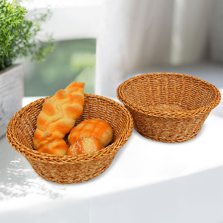 Decorative Handmade Wicker Fruit Bowl Stornfield