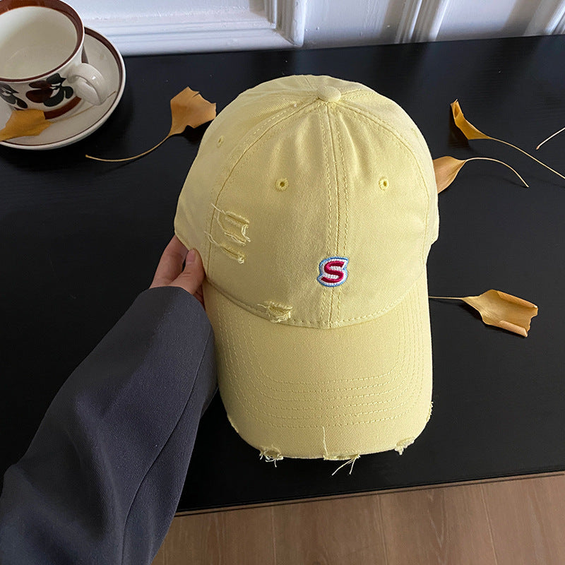 Unisex Distressed Embroidered Baseball Cap Stornfield