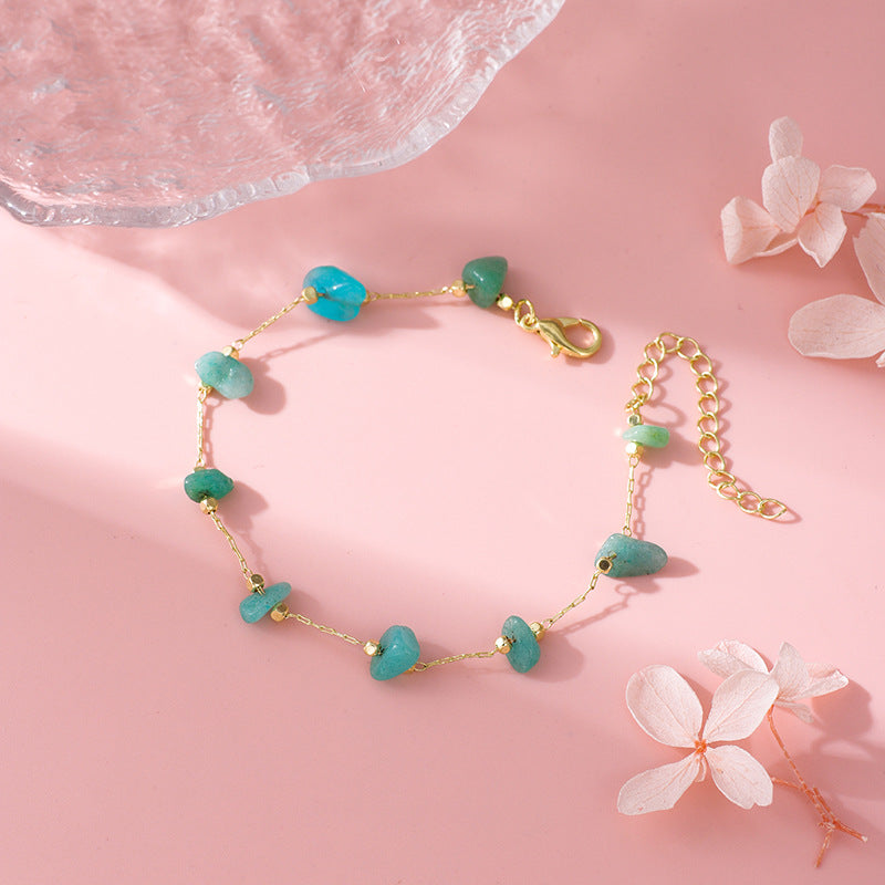 Rose Quartz Charm Anklet Stornfield