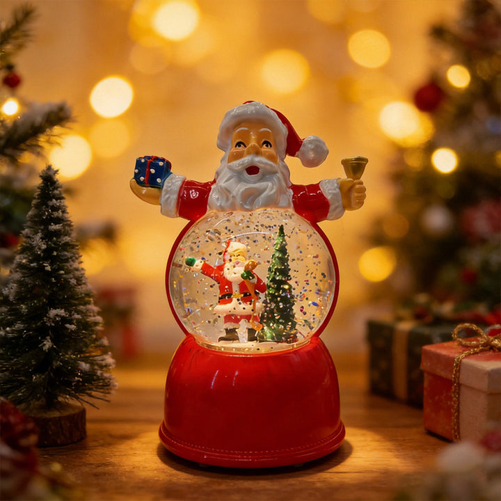 Funny Santa Claus Snow Globe Figure Stornfield
