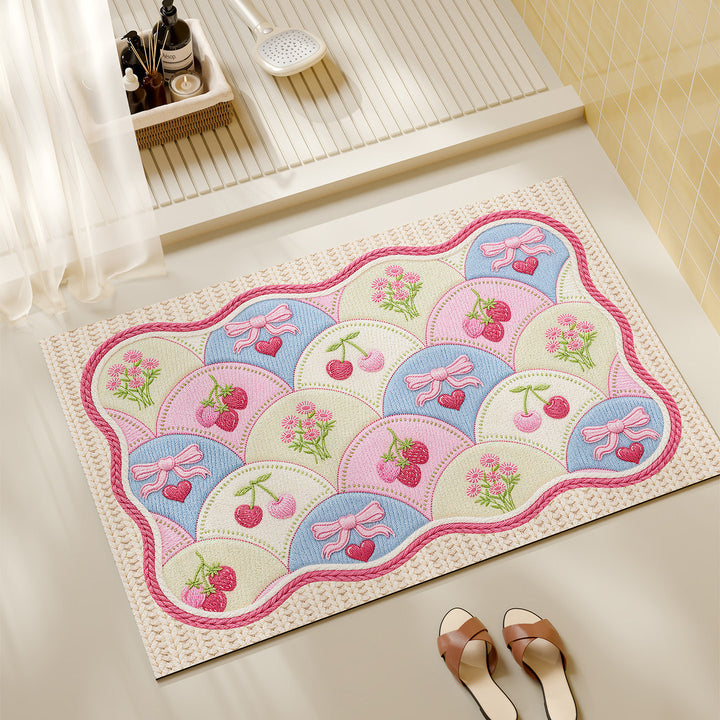 Decorative Woven Bath Mat