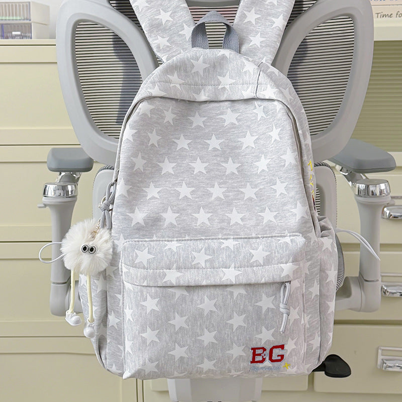 Star-Patterned Casual Backpack Stornfield