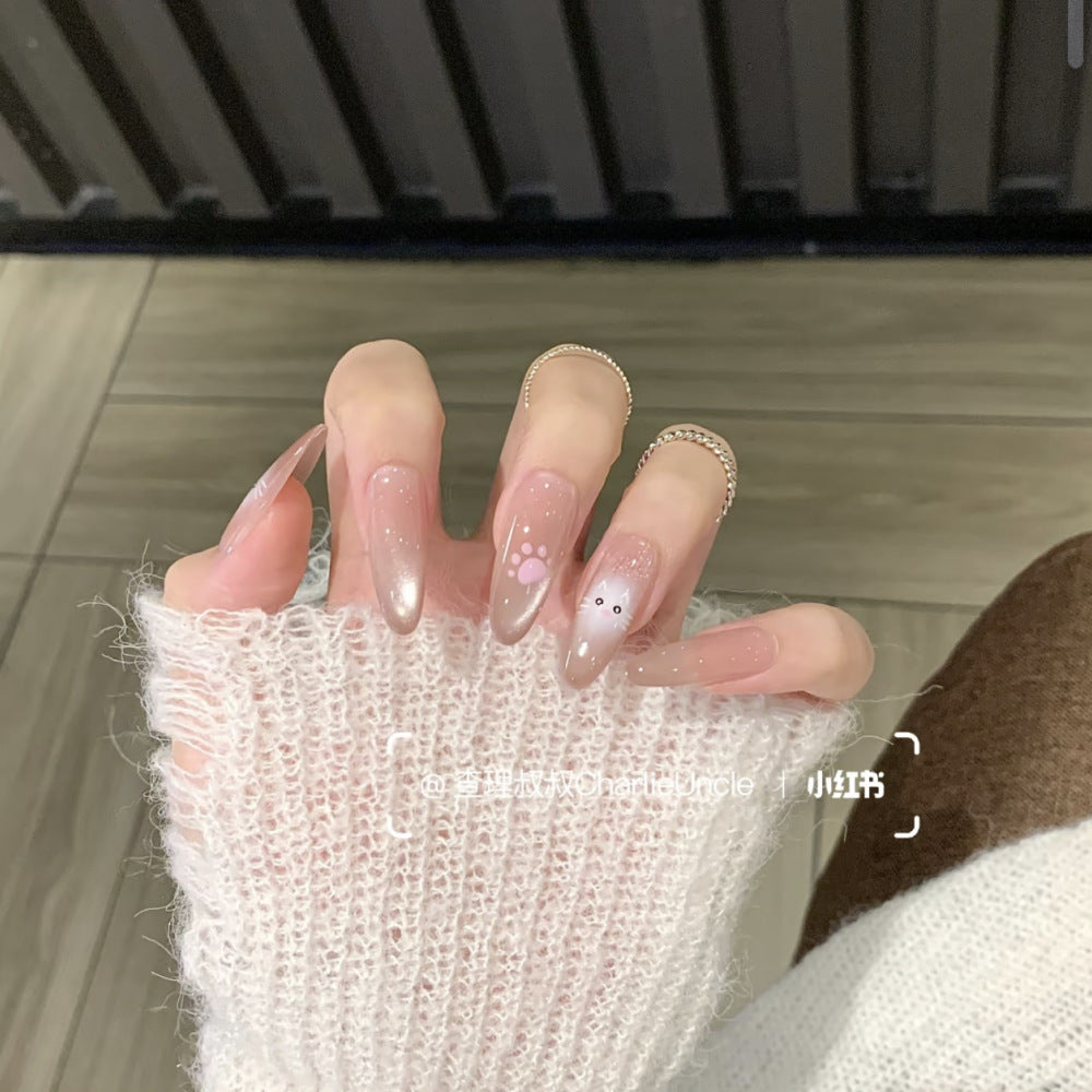 Artistic Gel Press-On Nail Set Stornfield