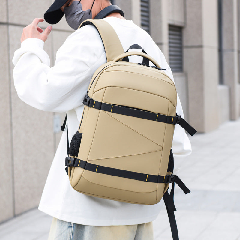 Modern backpack with multidimensional compartments and breathable back Stornfield