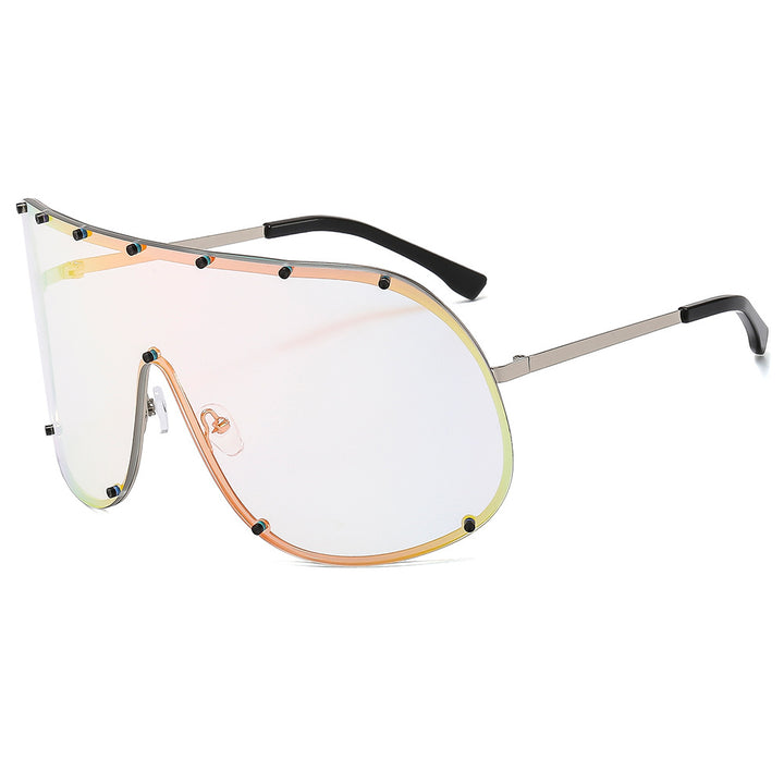 Women futuristic sunglasses with large frame and innovative design Stornfield