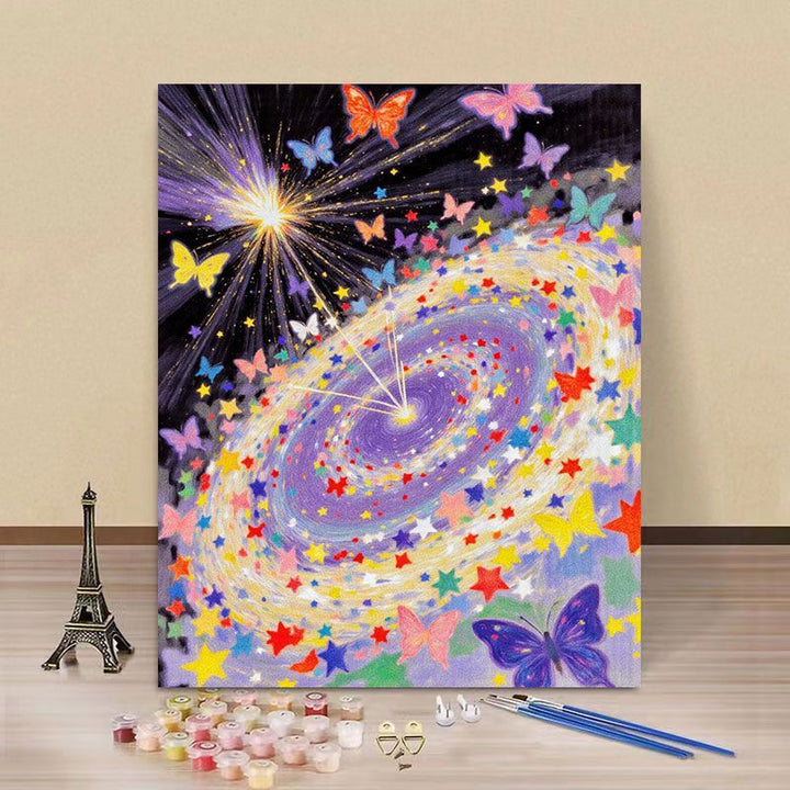 Butterfly-Themed Paint by Numbers Canvas Art Kit Stornfield
