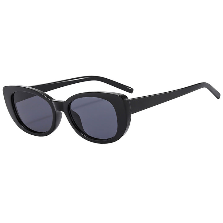Women's Cat-Eye Sunglasses with High-Gloss Plastic Frame Stornfield