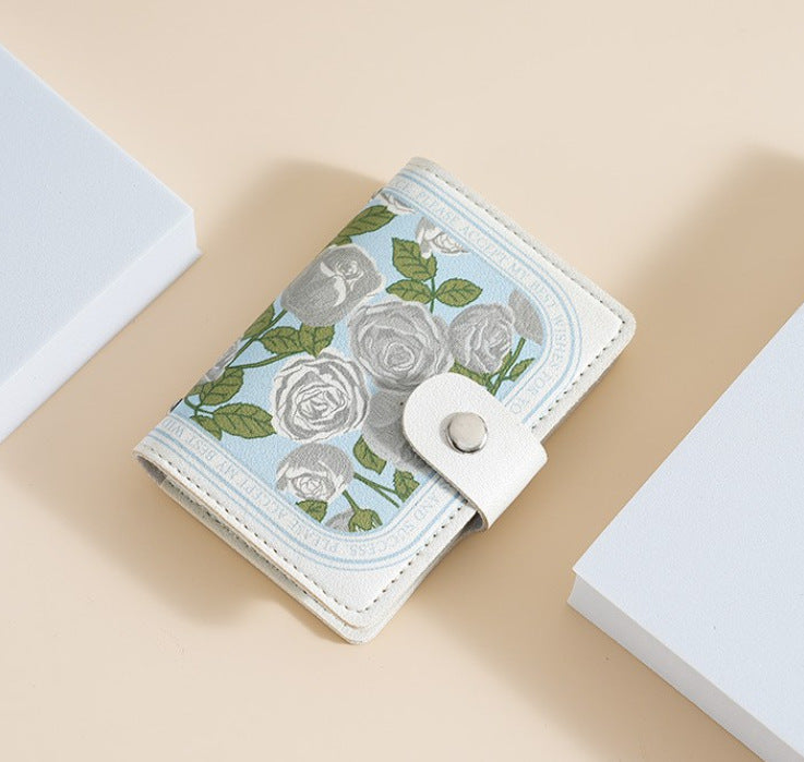 Floral Print Zippered Wallet Stornfield