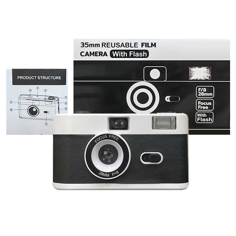 35mm Reusable Film Camera with Flash Stornfield