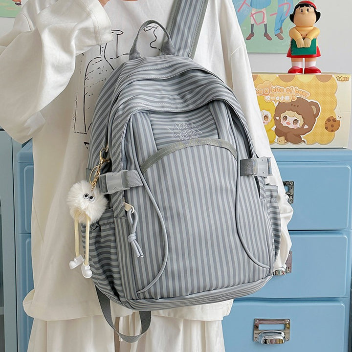 Stylish Striped Backpack