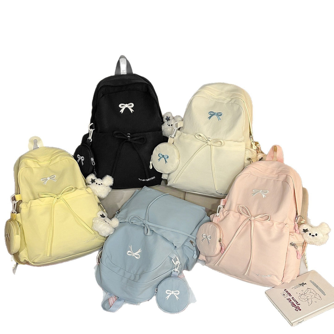 Backpack with Cute Appliqués and Multifunctional Design Stornfield