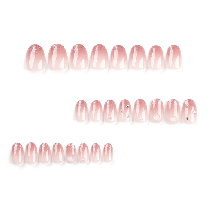 Artistic Nail Extensions with Glitter Accents Stornfield