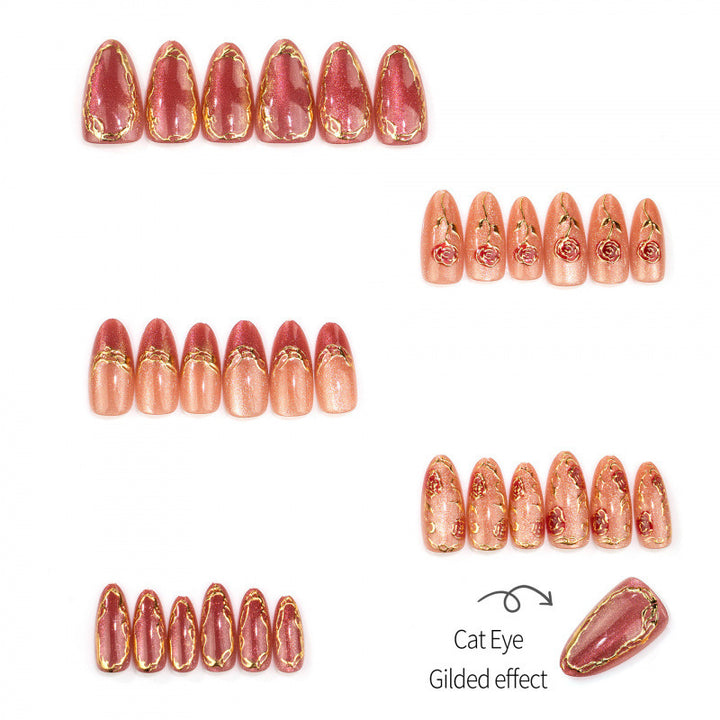 Artistic Press-On Nail Set