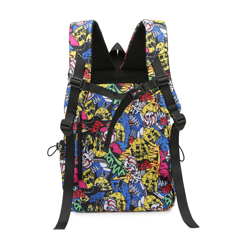 Stylish Leaf-Patterned Backpack Stornfield