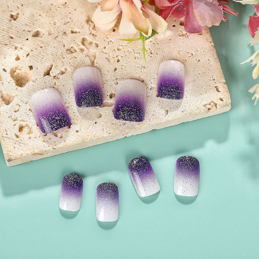 Ombre Glitter Nail Tips Stornfield
