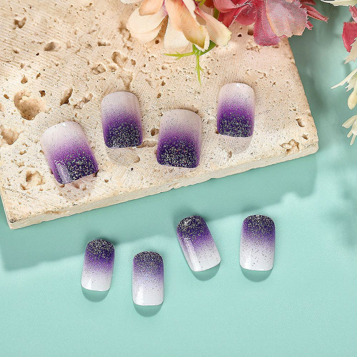 Ombre Glitter Press-On Nail Set Stornfield