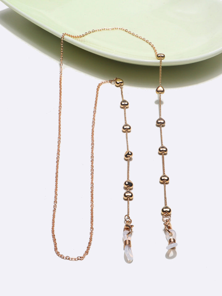 Heart-Embellished Eyewear Chain Stornfield