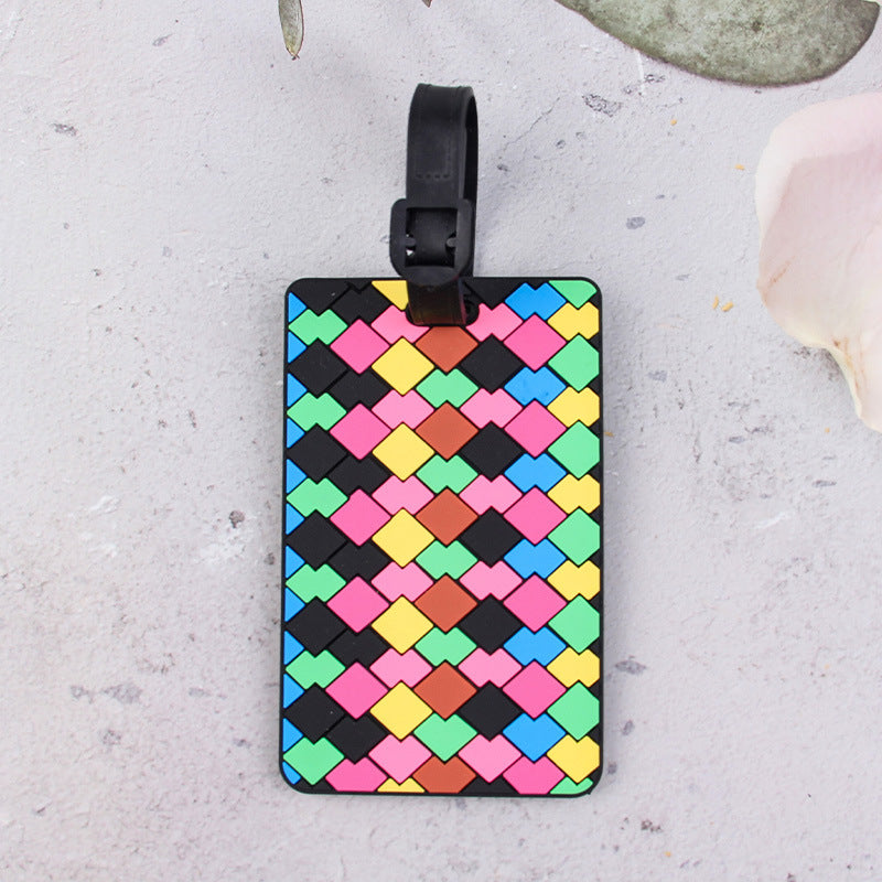 Geometric Pattern Luggage Tag Stornfield