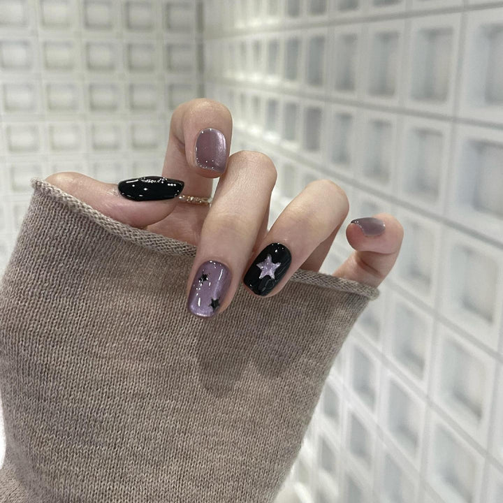 Stylish Star Design Artificial Nails Stornfield