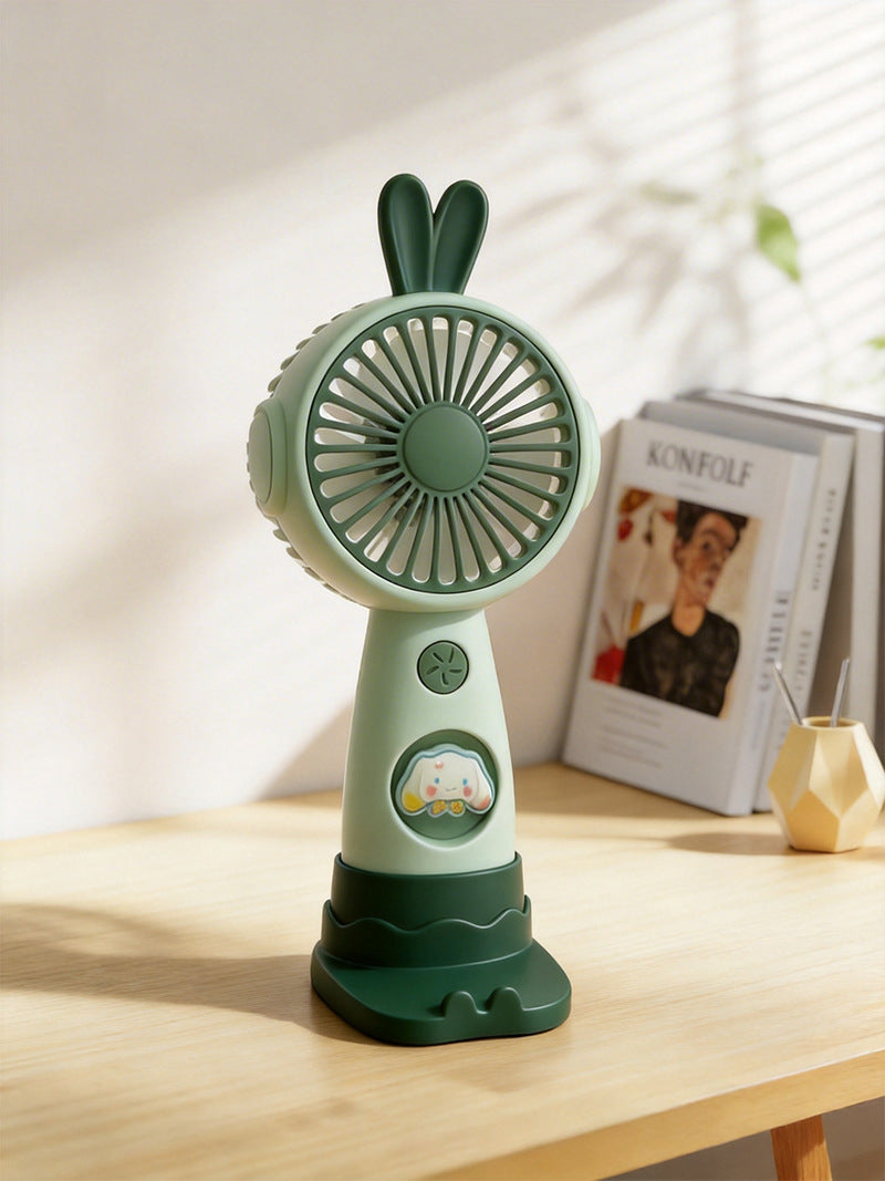 Cute Bunny-Themed Mini Handheld Fan Stornfield
