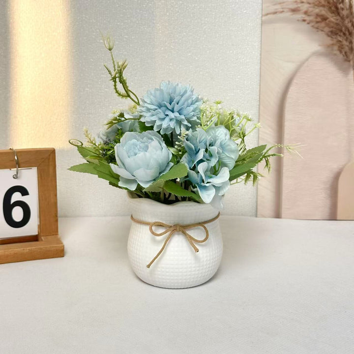 Artificial Orchid Plant Arrangement for Home Decor