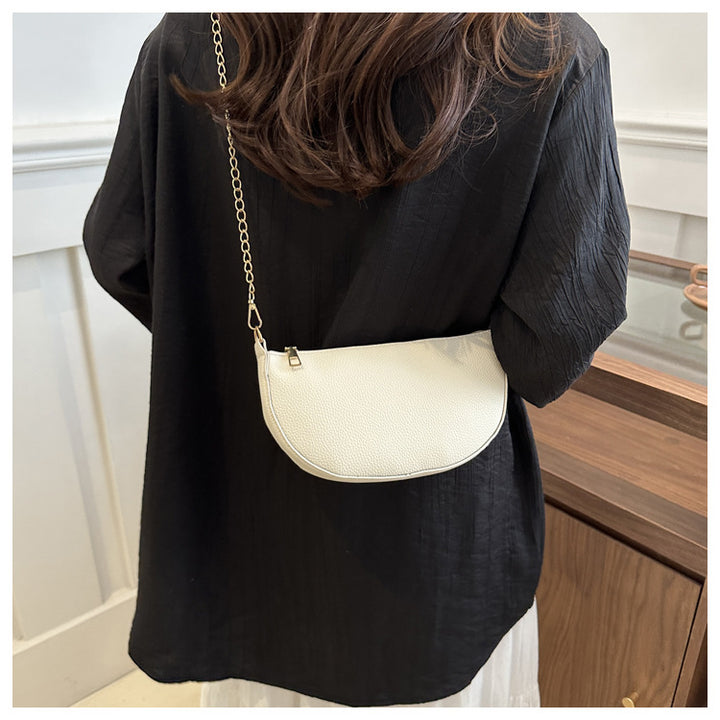 Minimalist Half-Moon Crossbody Bag Stornfield
