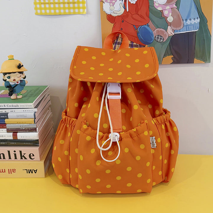 Playful Polka Dot Drawstring Backpack Stornfield
