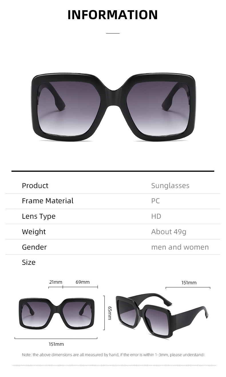 Women modern square sunglasses with mirror lenses Stornfield