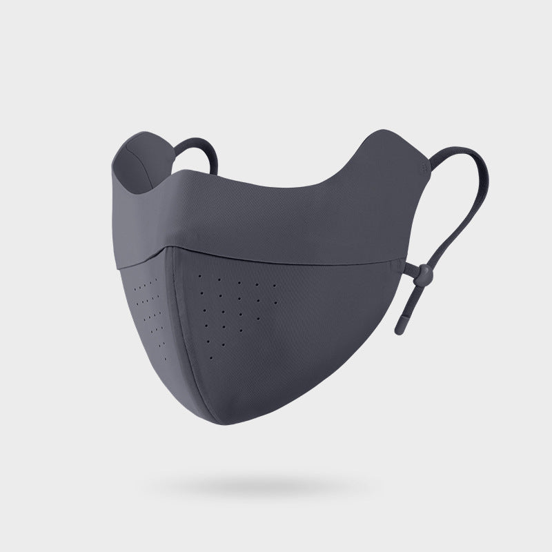 Three-Dimensional Contoured Breathable Reusable Face Mask with Adjustable Ear Loops and Micro Vent Perforations Stornfield