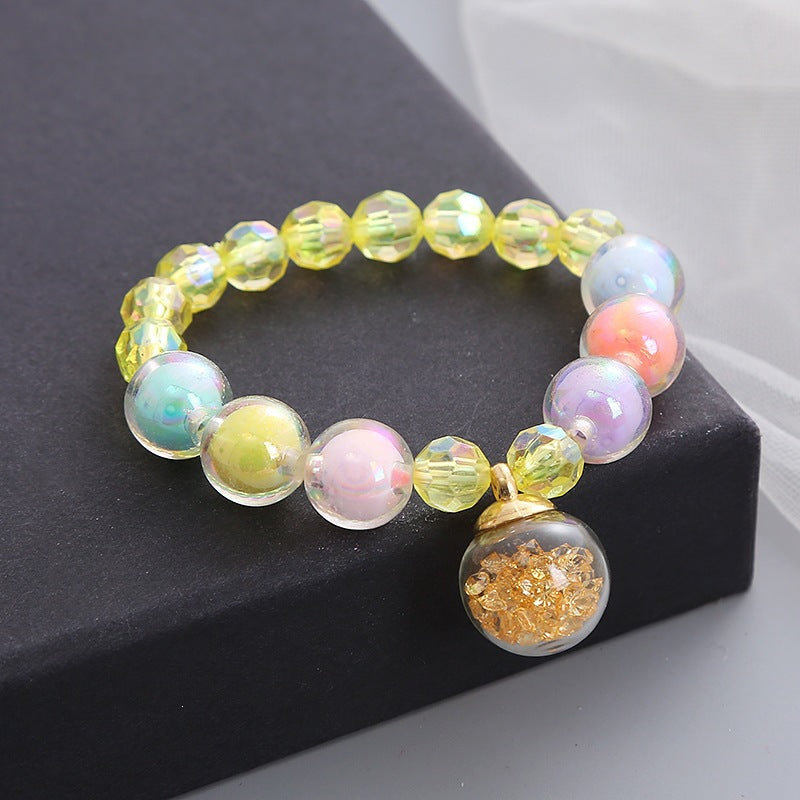 Bracelet Made of Colorful Glass Beads Stornfield