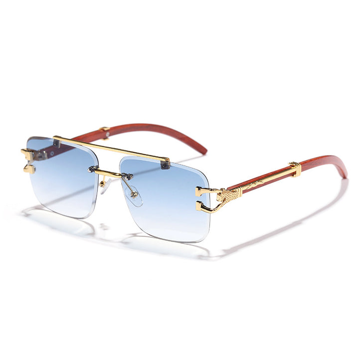 Women's stylish square sunglasses with luxurious metal frame Stornfield