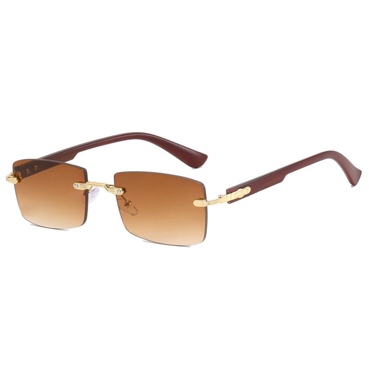 Ladies fashionable square sunglasses with exquisite gold frame Stornfield