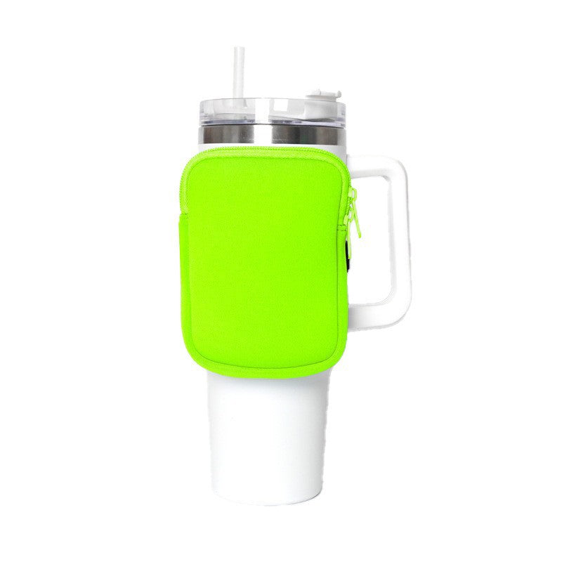 Unisex cup holder with practical pocket Stornfield