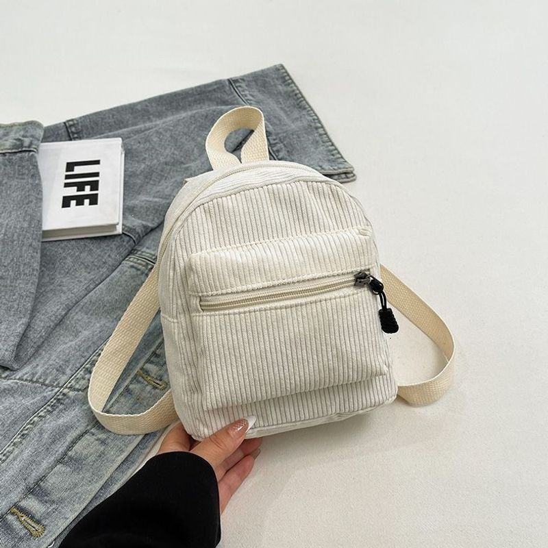 Compact Corduroy Mini Backpack Stornfield