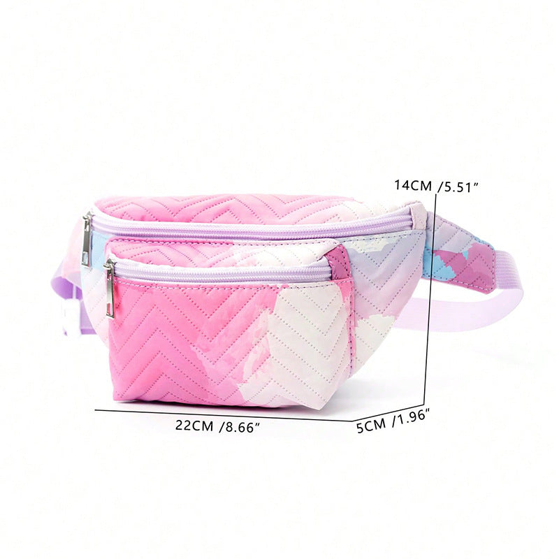 Waist bag with heart-shaped design and multiple compartments Stornfield