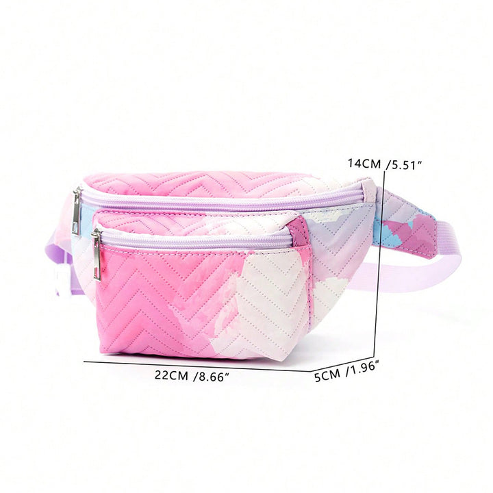 Waist bag with heart-shaped design and multiple compartments Stornfield