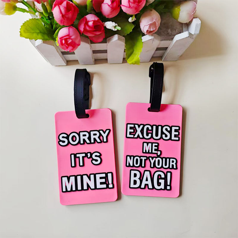 Unisex Luggage Tag with Outstanding Message Bowlift