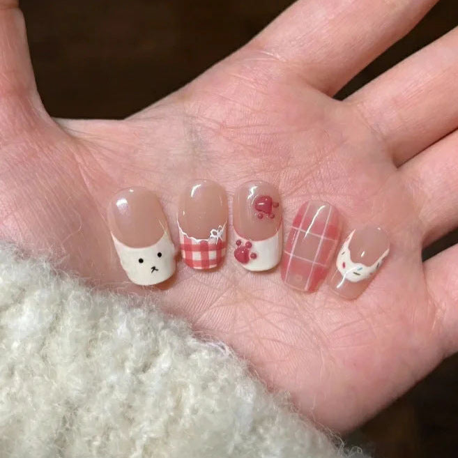 Cute Character-Inspired Press-On Nail Set Stornfield